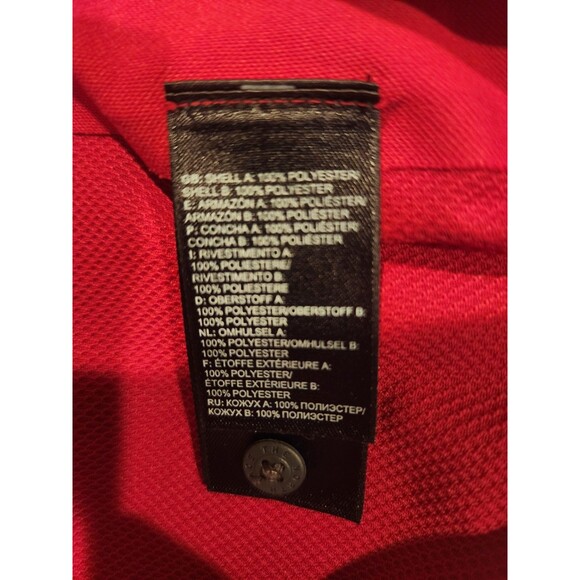 The North Face Red Polo Flashdry Short Sleeve Mens Small - Picture 7 of 8
